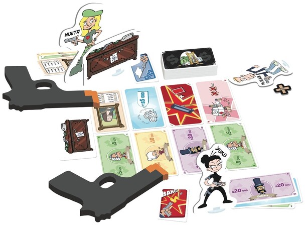 Cash n Guns (2nd Edition) Brädspel Årets Partyspel 2014 - Golden Geek 